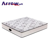 Customized size 3cm brocade fabric gel memory foam bedroom mattress for hotel