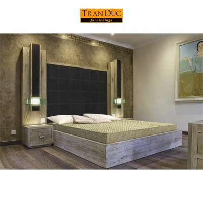 Modern Luxury Resort Bedroom Furniture / hotel bedroom furniture