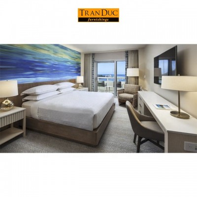 Contemporary hotel bedroom furniture items in hotel bedroom set for Sheraton Wakiki