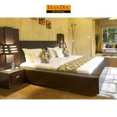 Wooden hotel furniture set for hospitality furniture - hotel bedroom furniture projects