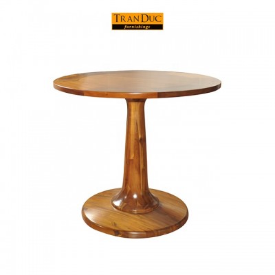 Wooden round table for hotel furniture Vietnam