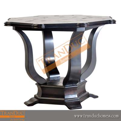 Oval wood table/ coffee table with royal style for home furniture