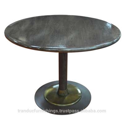 Wooden round table for hospitality furniture 4-5 star hotel