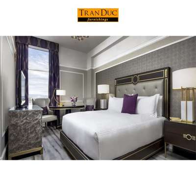 Hotel bedroom furniture set in Neoclassical Style for Fairmont Victoria Hotel